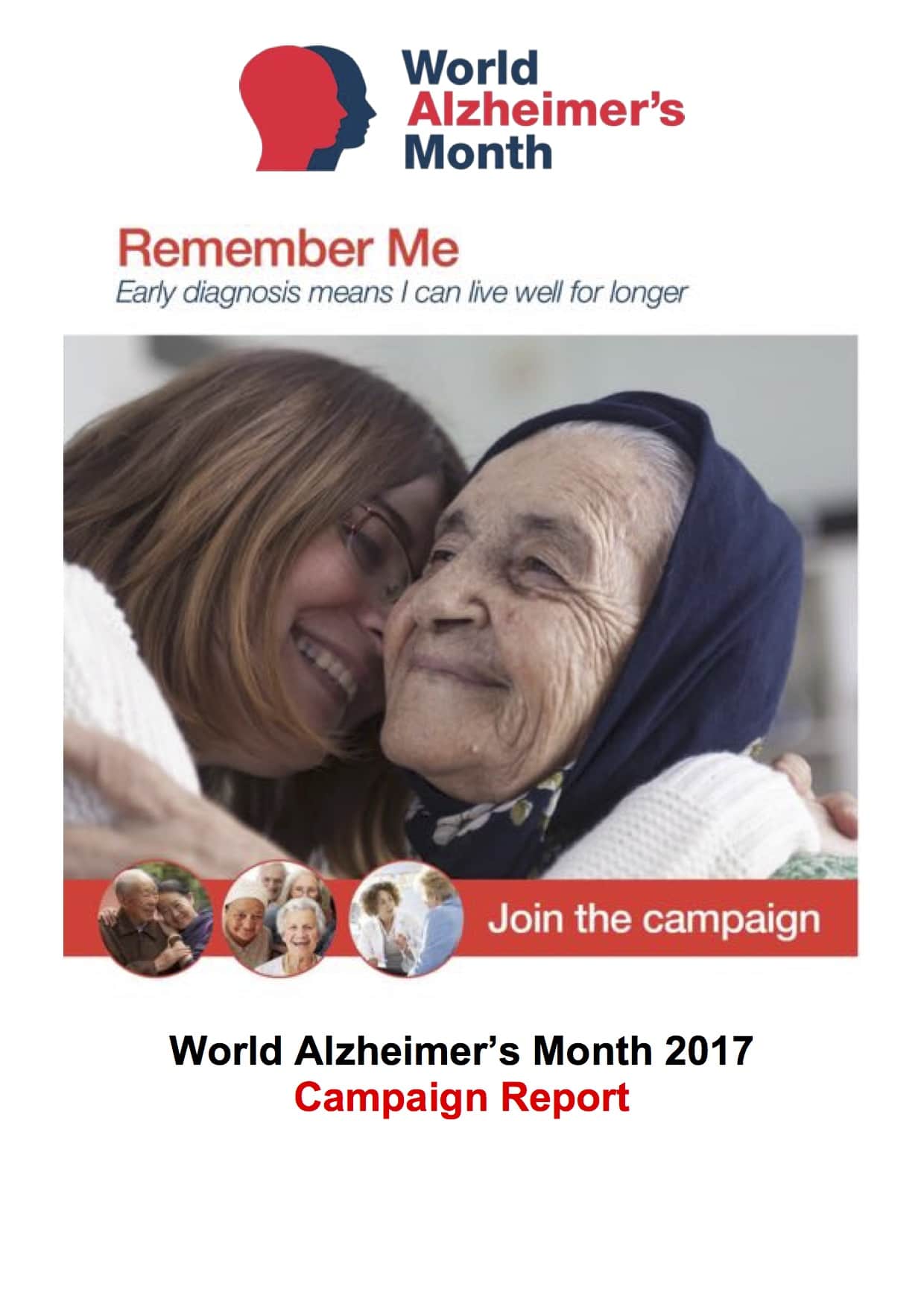 World Alzheimer's Month - Mese Mondiale dell'Alzheimer (2017)