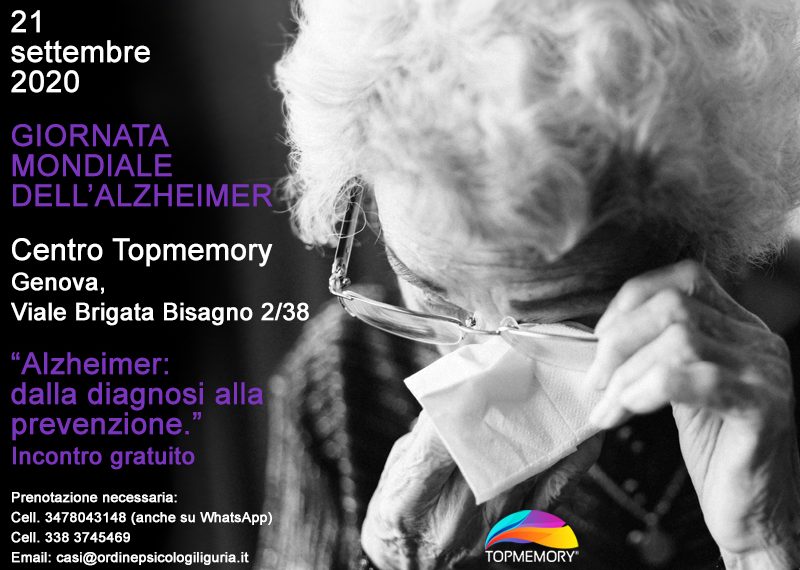 "Alzheimer: dalla diagnosi alla prevenzione" - Incontro Gratuito